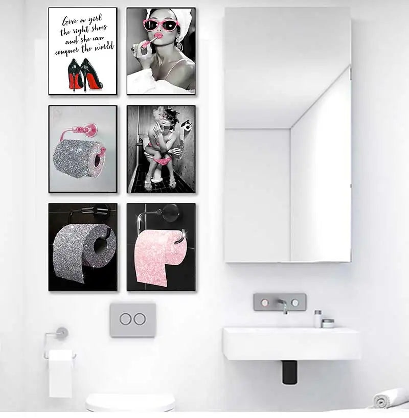 Modern Posters Prints Canvas Painting Wall Art High Picture For Bedroom Home Decor Classic Sexy Woman Peaceful Pleasures Health and Wellness