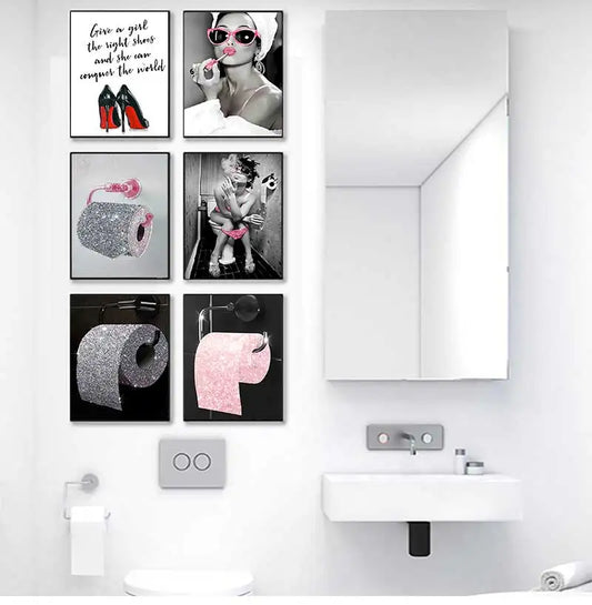 Modern Posters Prints Canvas Painting Wall Art High Picture For Bedroom Home Decor Classic Sexy Woman Peaceful Pleasures Health and Wellness