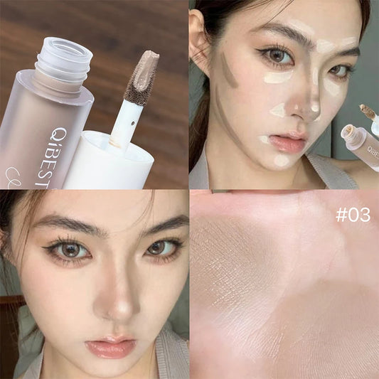 QIBEST Liquid Blush Contour Highlighter Multi-purpose Cream Matte Blusher Cheek Tint Face Contouring Waterproof Lasting Makeup Peaceful Pleasures Health and Wellness 03