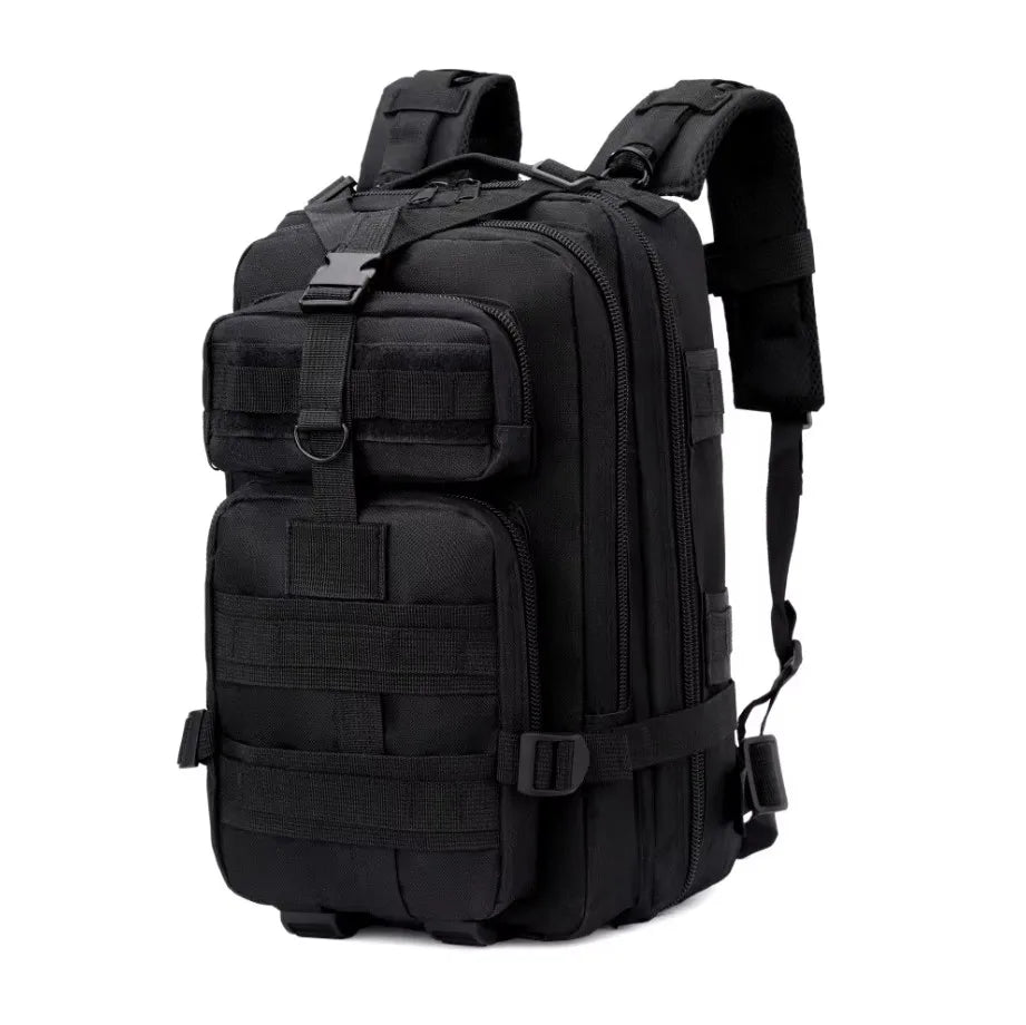 30L Large Duffle Bag, Outdoor Camouflage Backpack for Hiking Camping Travel Fishing Gym Peaceful Pleasures Health and Wellness black