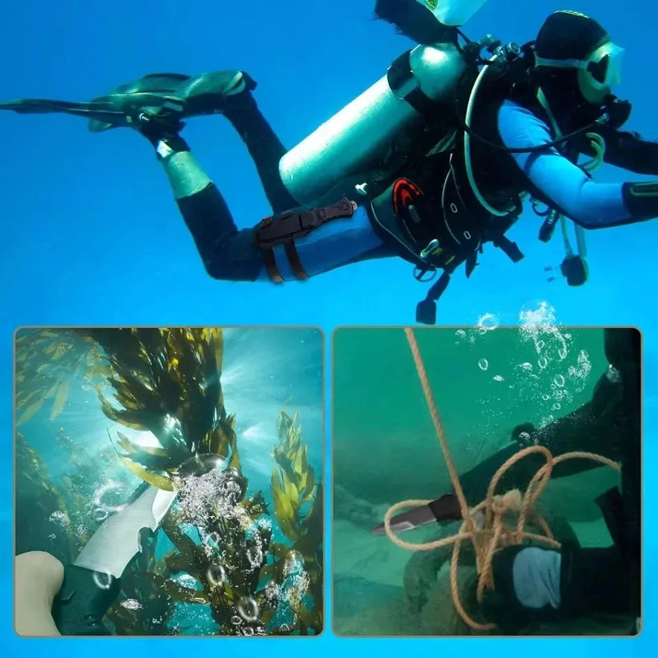 Stainless Steel Diving Knife | Spearfishing & Rope Cutter