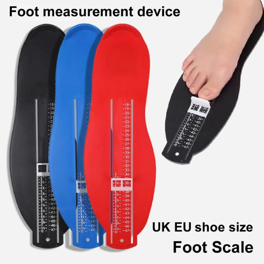 UK/EU Hot Sale Plastic Foot Measuring Device Adult Foot Ruler Foot Length Measurement Gauge for Buying Shoes Promotional Gifts Peaceful Pleasures Health and Wellness Default Title
