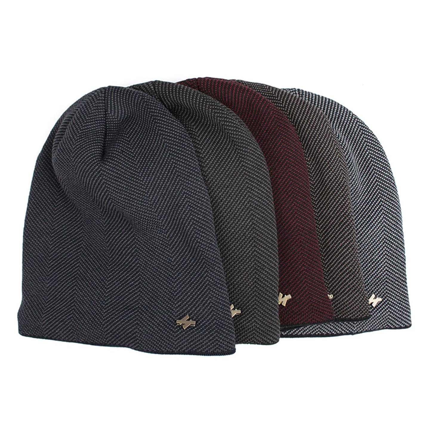 Unisex Slouchy Knitted Beanie Hat Lightweight Soft Wool All-matching Style for Home Office Travel School Hiking Peaceful Pleasures Health and Wellness