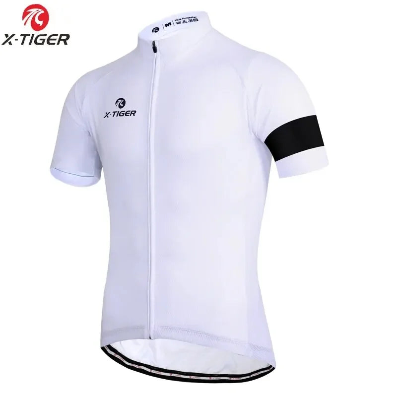 X-TIGER Men's Cycling Jersey – Breathable Quick-Dry MTB Shirt