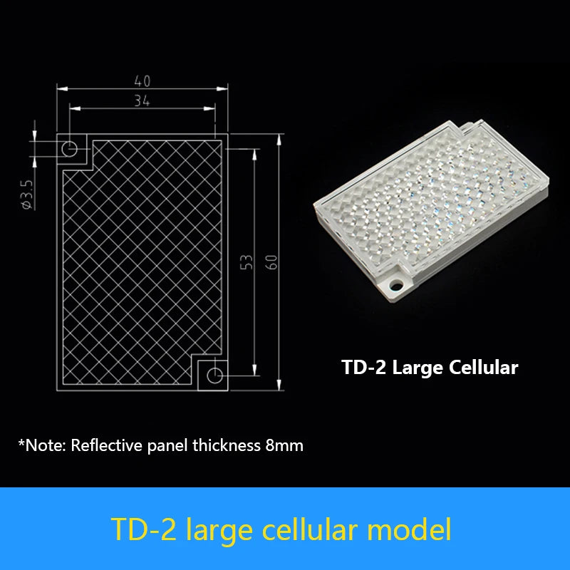 TD Series Mirror Reflector Plate for Photoelectric Sensors