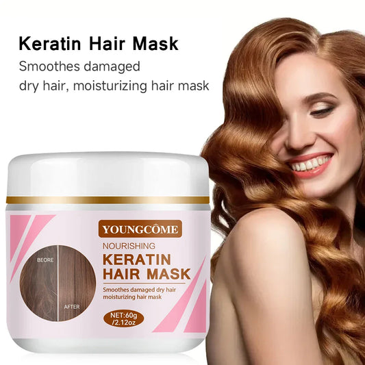REAROYA Keratin Collagen Hair Mask – Smooth, Soft & Shiny Keratin Hair Mask Oasis Select 100g