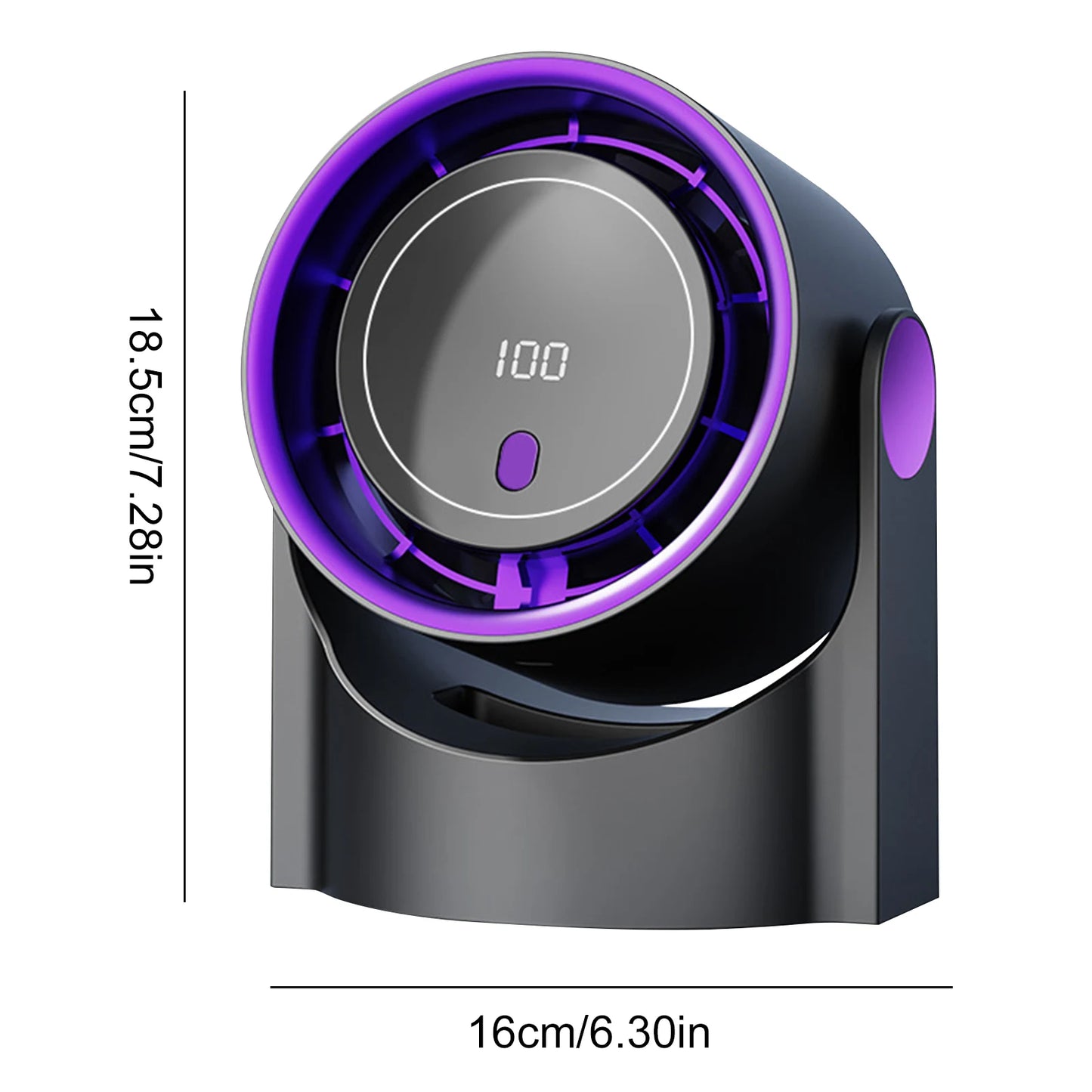 Air Circulation Fan Small USB-Powered Charging Desktop/hanging Fan Quiet No-Drill Wall-Mount for Home Kitchen and Bathroom Peaceful Pleasures Health and Wellness