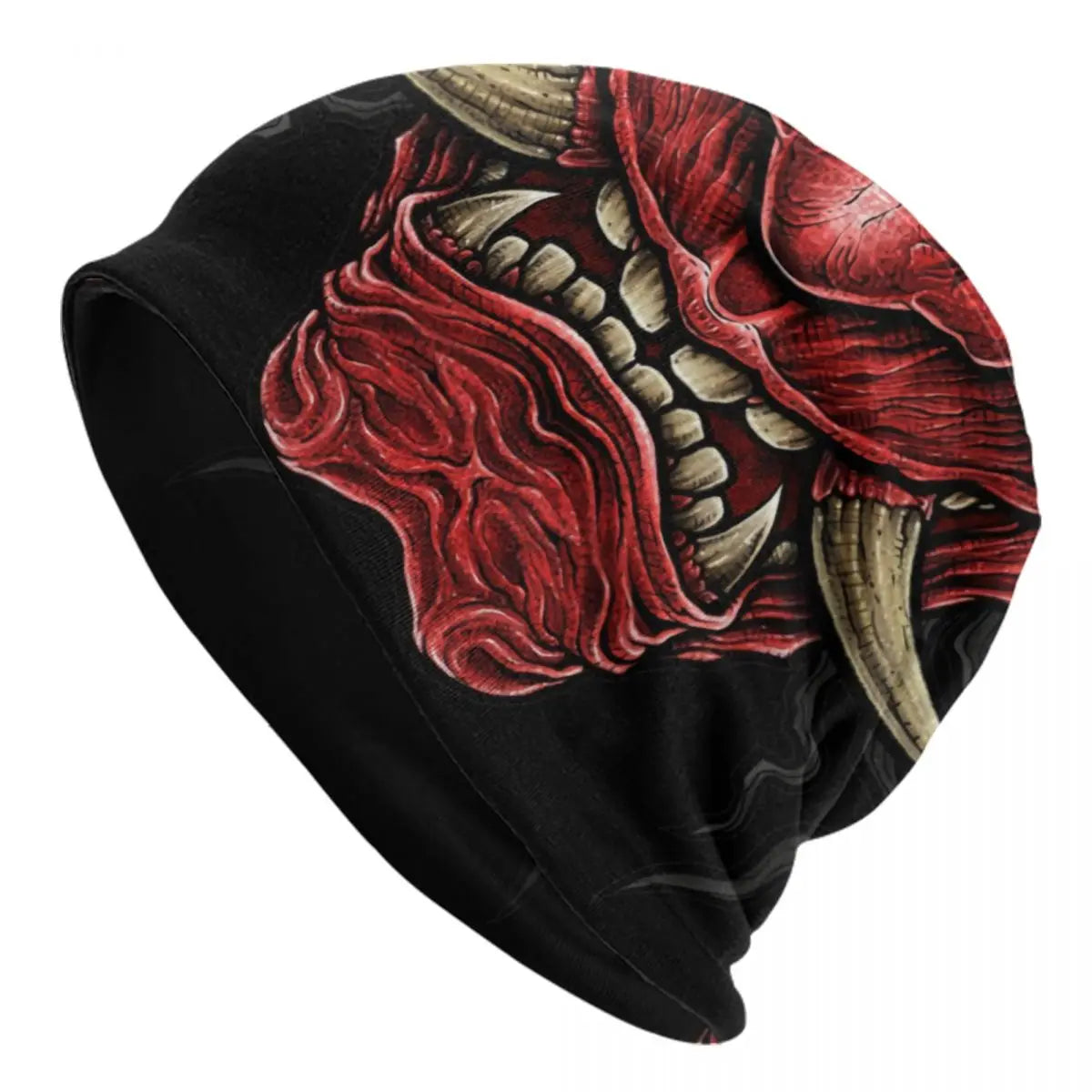 Japanese Samurai Knit Beanie Hat | Hip Hop Unisex Skullies