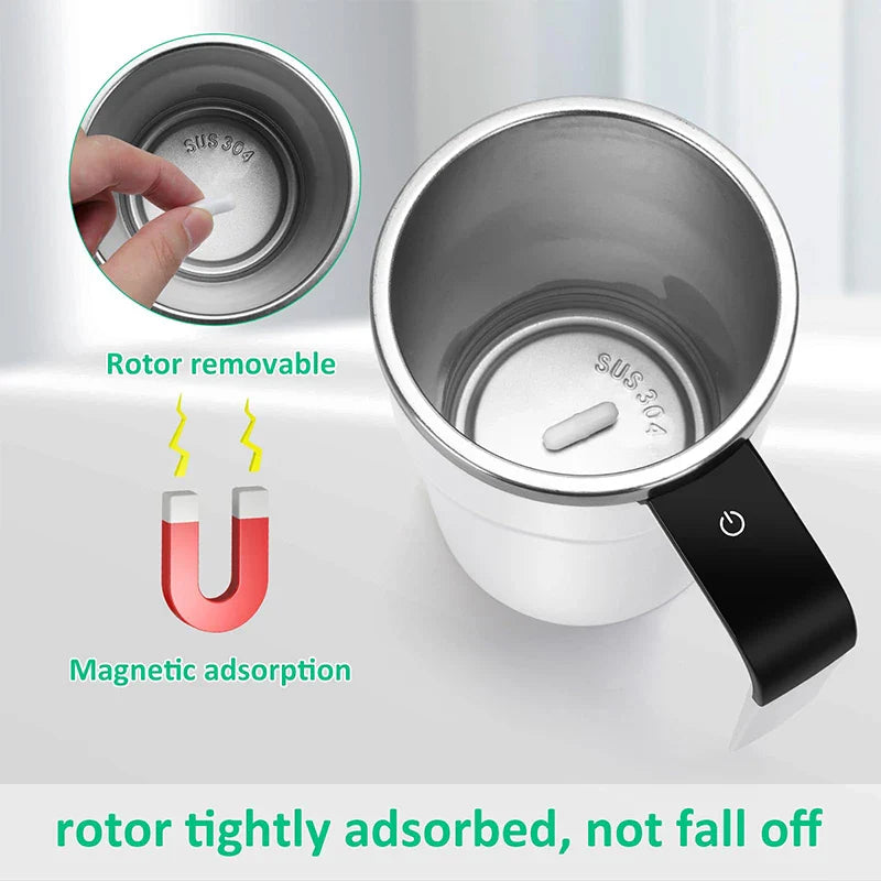 URGGU USB Self-Stirring Coffee Maker | Temperature Display 380ml
