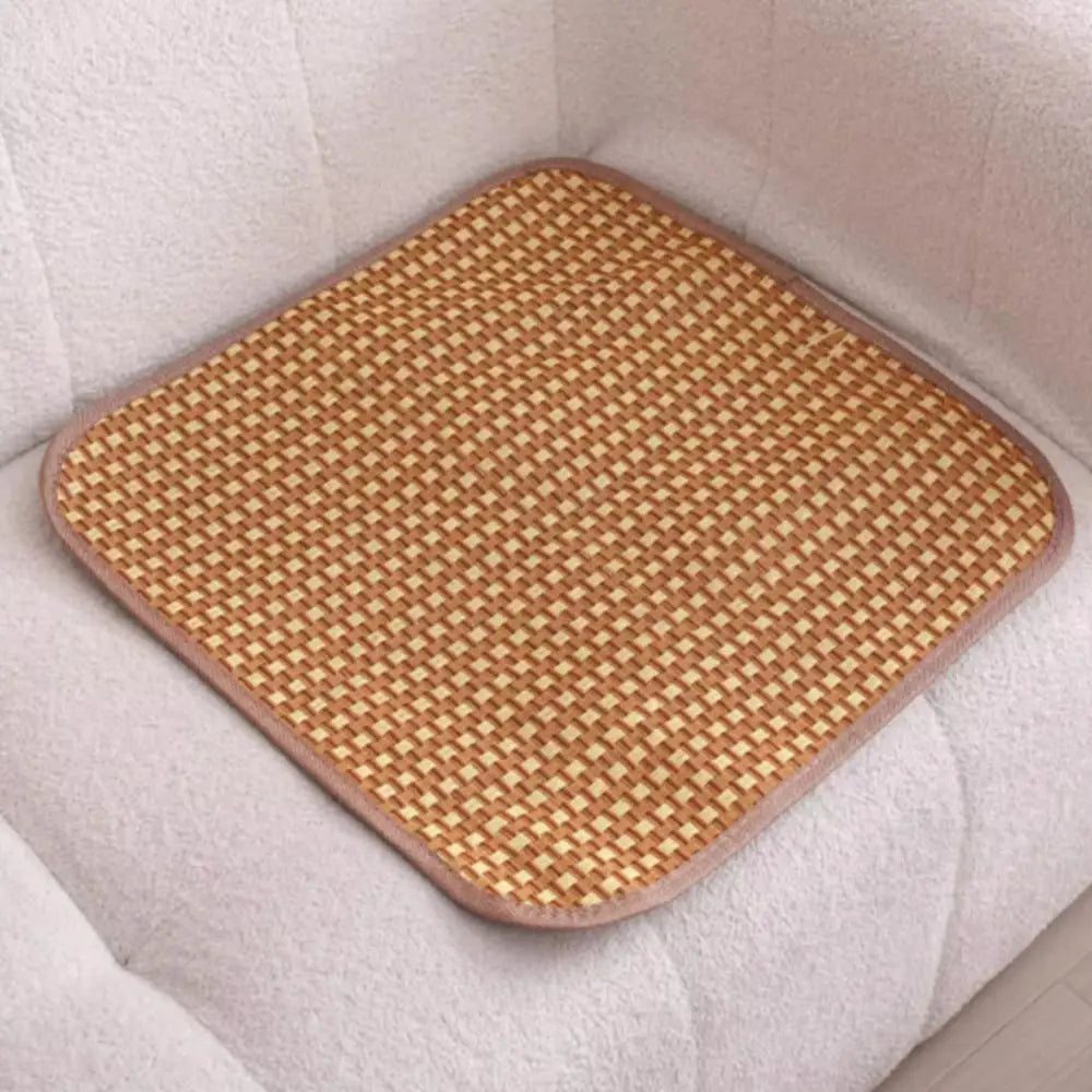 4-Pack Rattan Cooling Seat Cushions | Breathable Non-Slip Chair Pads