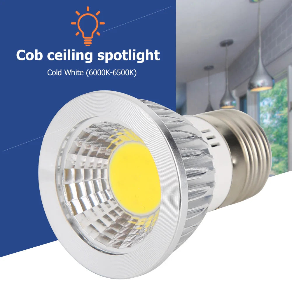 COB Spotlight 9W LED Bulb E27 – Warm & Cool White Home Light LED Light Bulb Peaceful Pleasures Health and Wellness