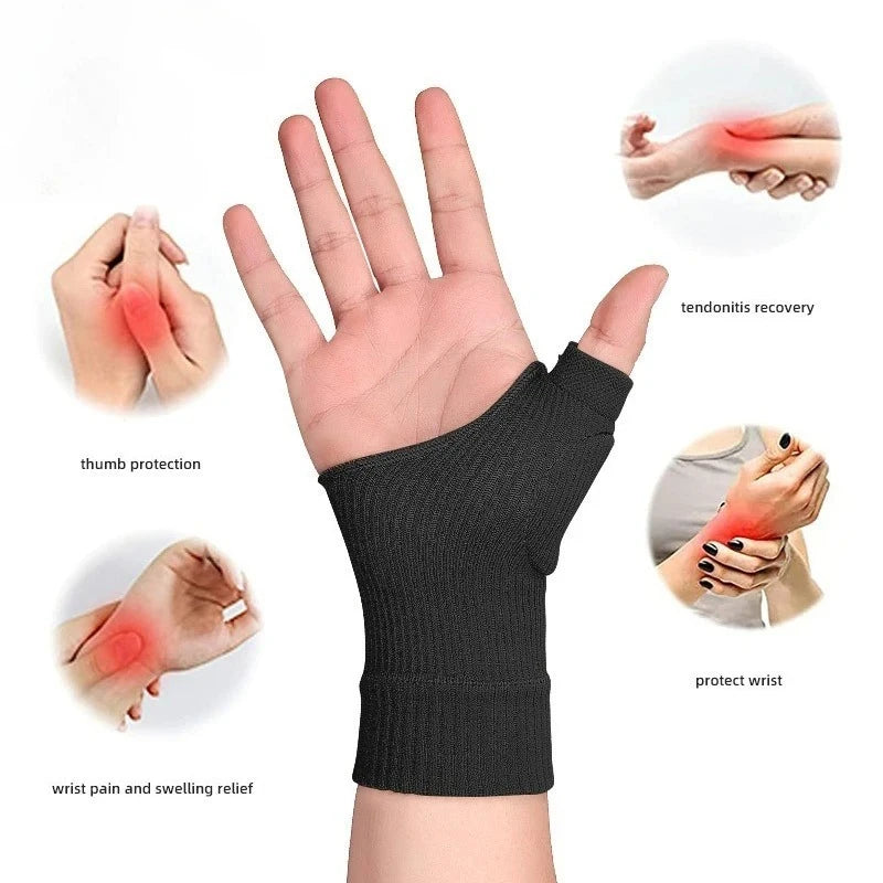 1[air Wrist Thumb Compression Arthritis Gloves, Breathable Wrist Support Wrist Brace Sleeve With Gel Thumb Injury Pads Peaceful Pleasures Health and Wellness