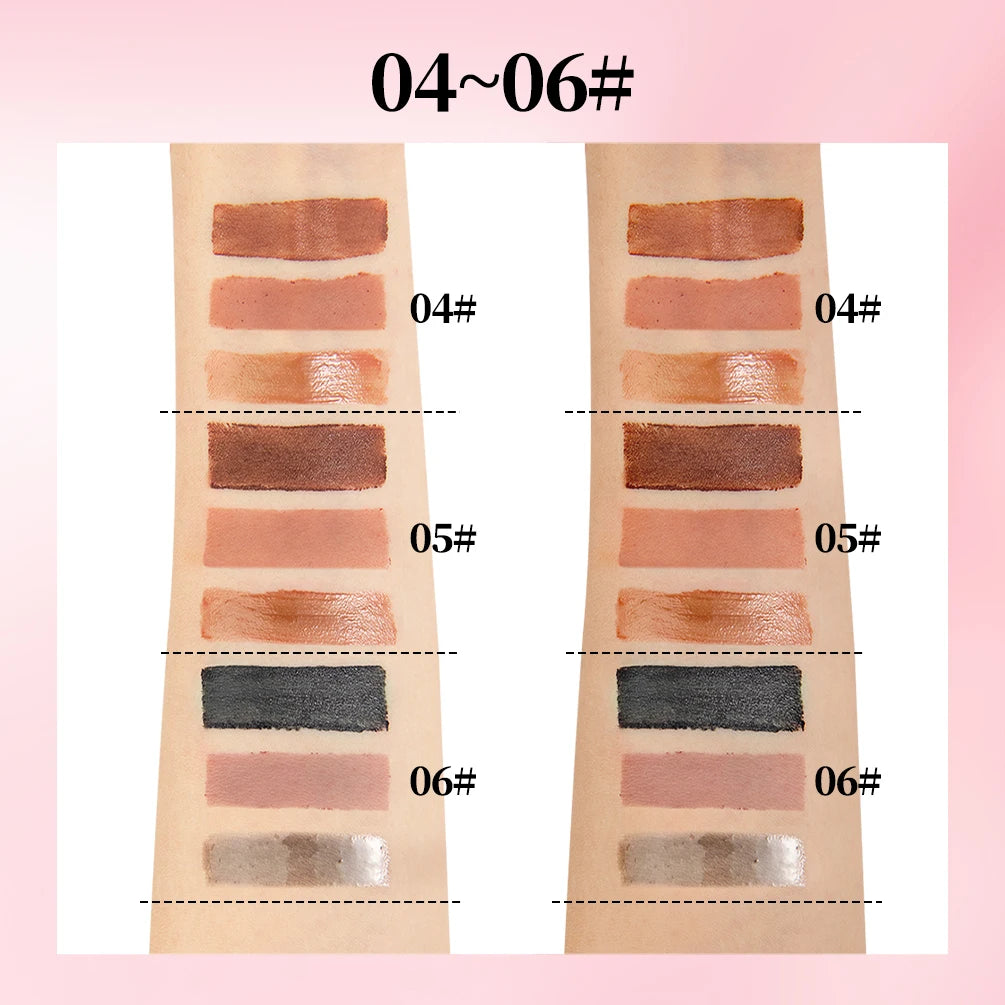 QIBEST 9pcs Lip Makeup Sets Include Lipstick+Tear Lip Liner+Butter Lip Gloss Nude Velvet Lip Glaze Tint Lasting Makeup Kits Peaceful Pleasures Health and Wellness