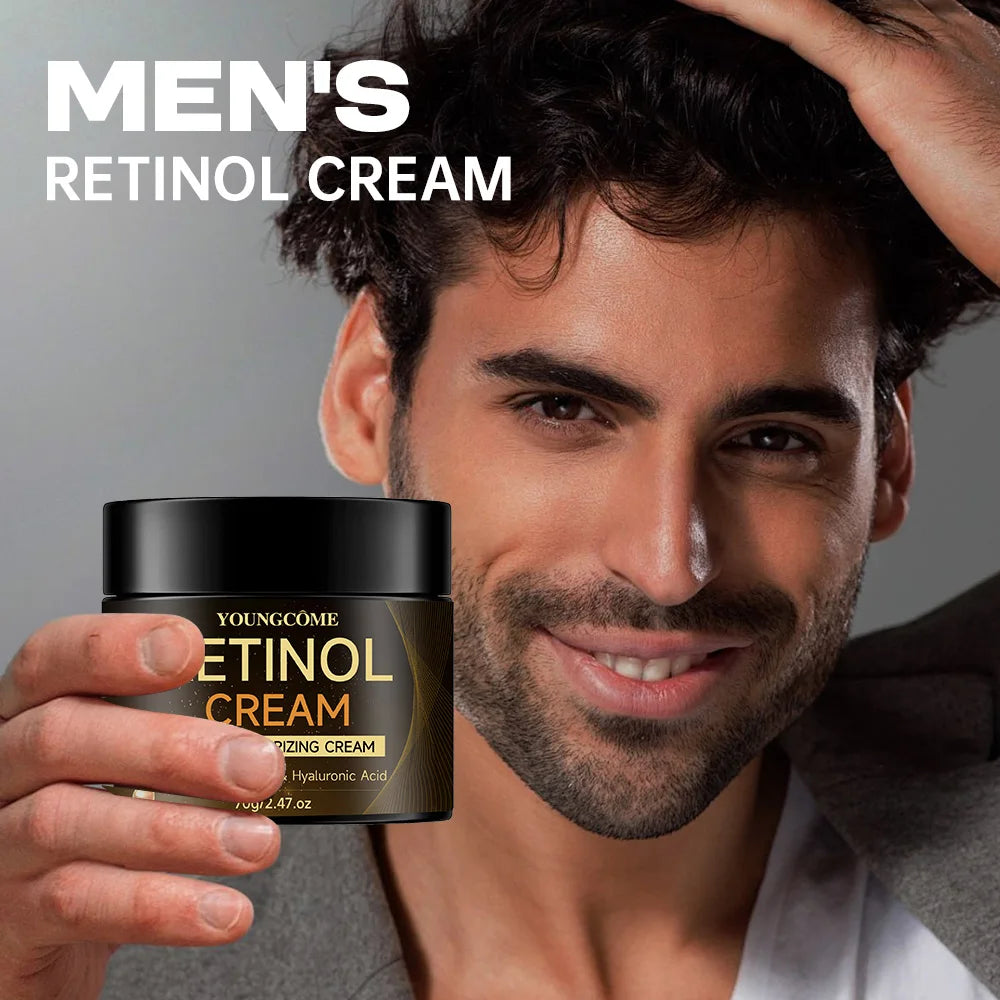 Men's Retinol Face Cream – Anti-Aging Moisturizer 40g/70g Men's Face Cream Peaceful Pleasures Health and Wellness