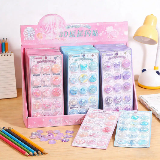 3D Space Capsule Cartoon Relief Stickers for Journals & Scrapbooks Craft Sticker Sheet Oasis Select
