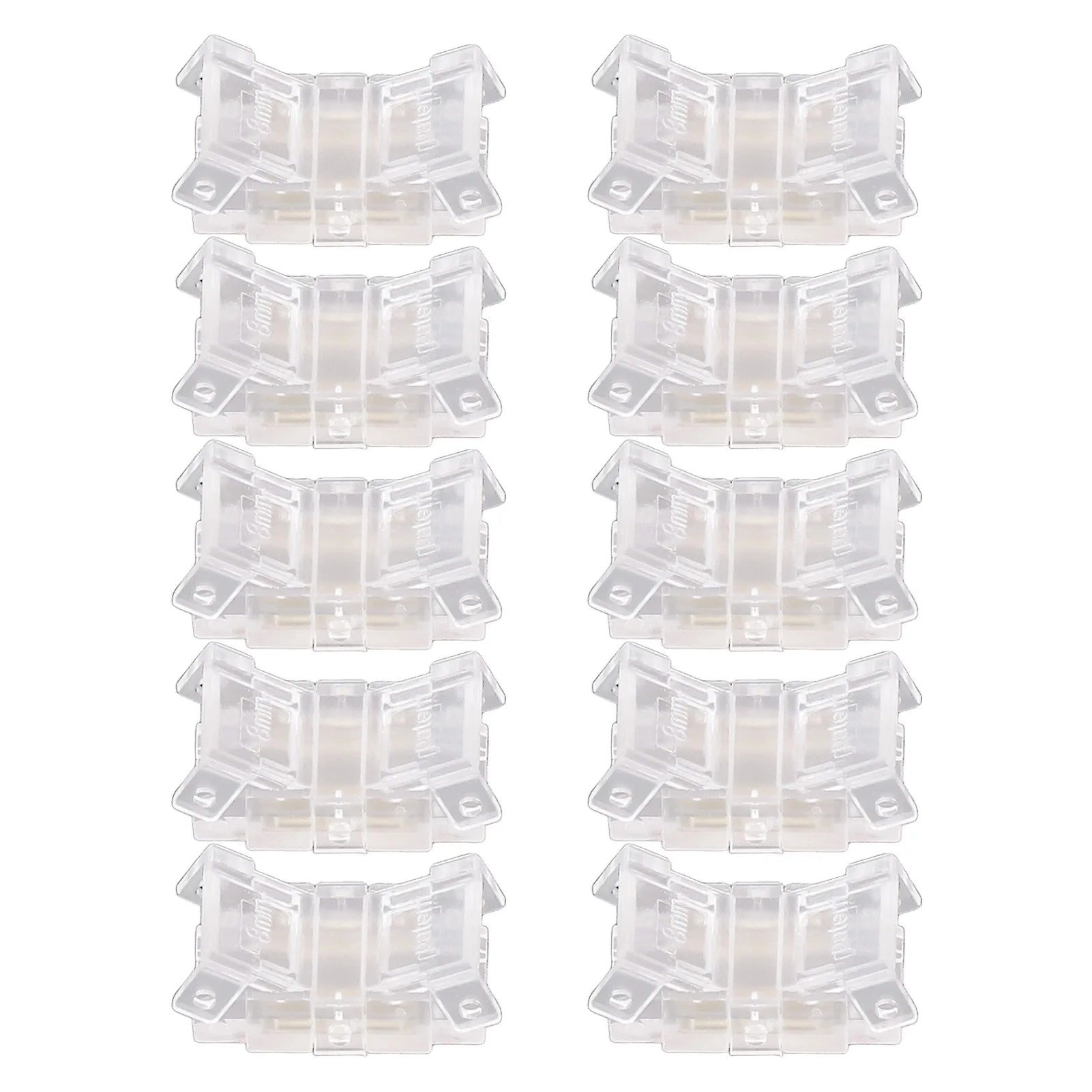 LED Light Strip Connectors 2Pin LED Strip Connectors Wide Applications Solderless Strong for Warehouse Peaceful Pleasures Health and Wellness