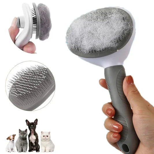 Pet Grooming Comb – Cat & Dog Hair Removal Brush Tool Pet Grooming Comb Peaceful Pleasures Health and Wellness