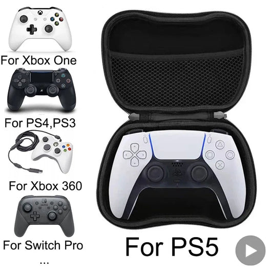 EVA Controller Bag for PS5, PS4, PS3, Xbox & Switch Pro Controller Storage Bag Oasis Select