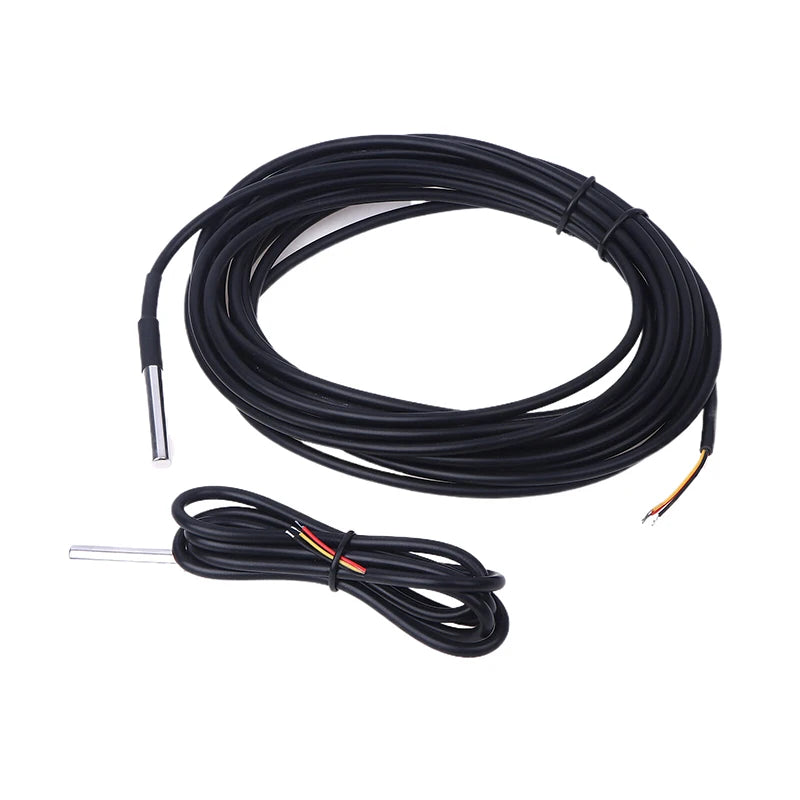 High Quality DS18B20 Waterproof Thread Temperature Probe Temperature Sensor 100cm-500cm Peaceful Pleasures Health and Wellness