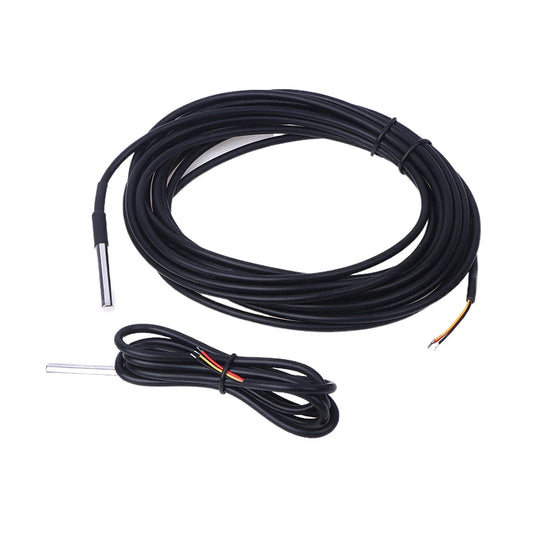 High Quality DS18B20 Waterproof Thread Temperature Probe Temperature Sensor 100cm-500cm Peaceful Pleasures Health and Wellness