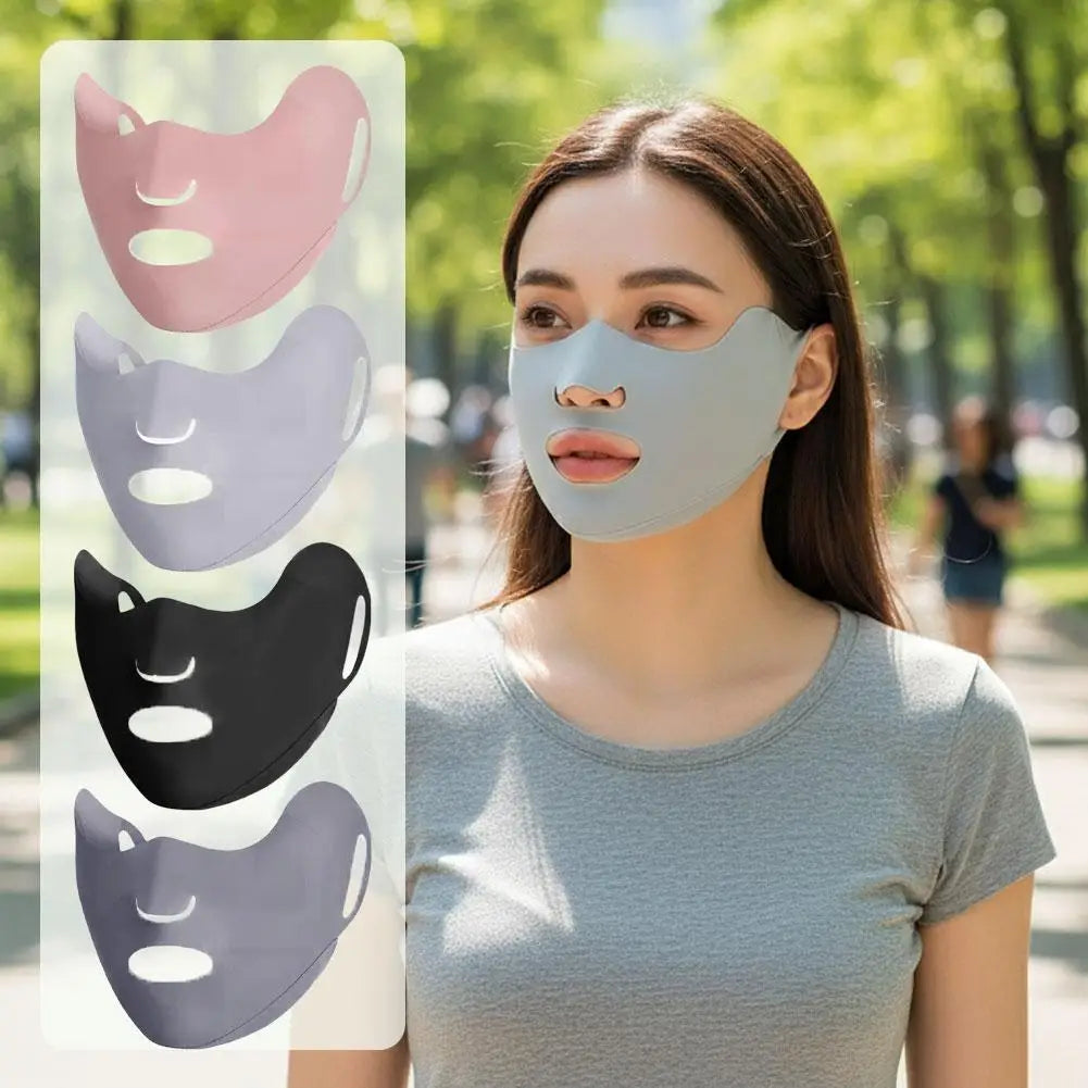 UPF50+ Sun Protection Face Mask, Breathable Polyester UV Shield for Cycling, Hiking & Outdoor Activities Summer Supplies Peaceful Pleasures Health and Wellness