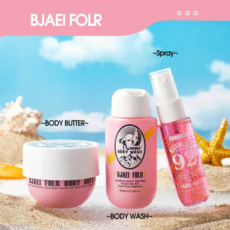 Formbo 3-in-1 Fragrance Shea Butter Body Lotion Set