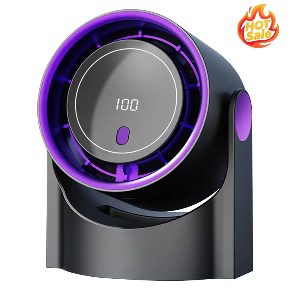 VODOOL Bladeless Desktop Fan 100 Speeds USB-C Rechargeable