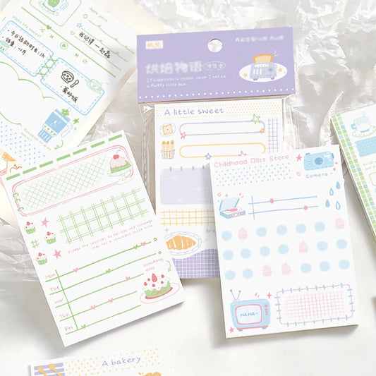 Memo Book Three Liang Sweet Event Series Non Stick Handbook Material Peaceful Pleasures Health and Wellness