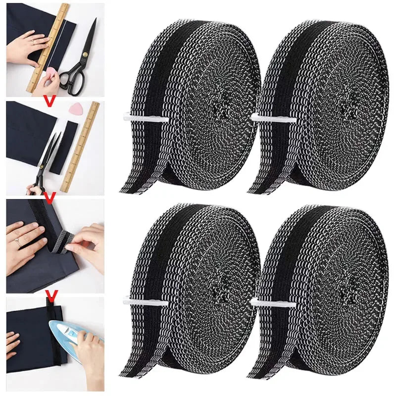 Iron-On Hem Tape | Self-Adhesive Pants Repair for Jeans