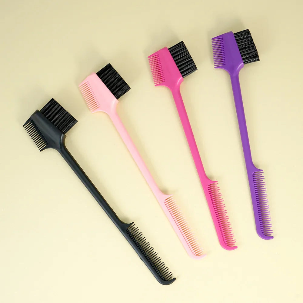 Double-Sided Hair Dye Brush & Comb Set – Salon & Home