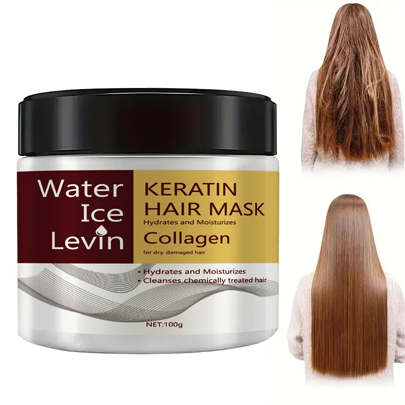Keratin Collagen Hair Mask – Smoothing Moisturizing Conditioner