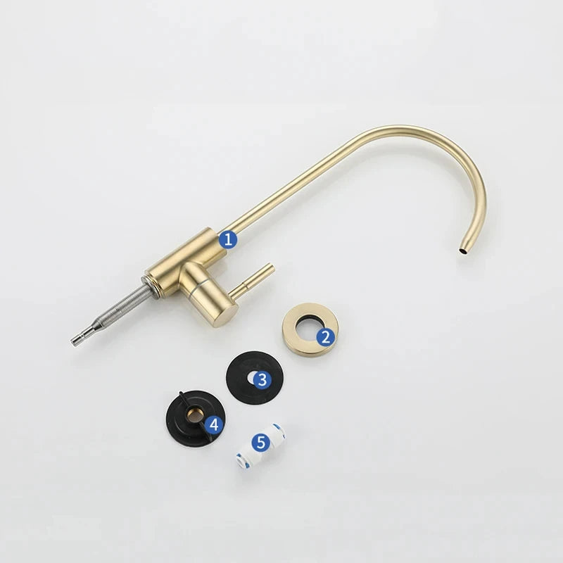 Stainless Steel Drinking Water Purifier Faucet | 1/4" Kitchen Tap