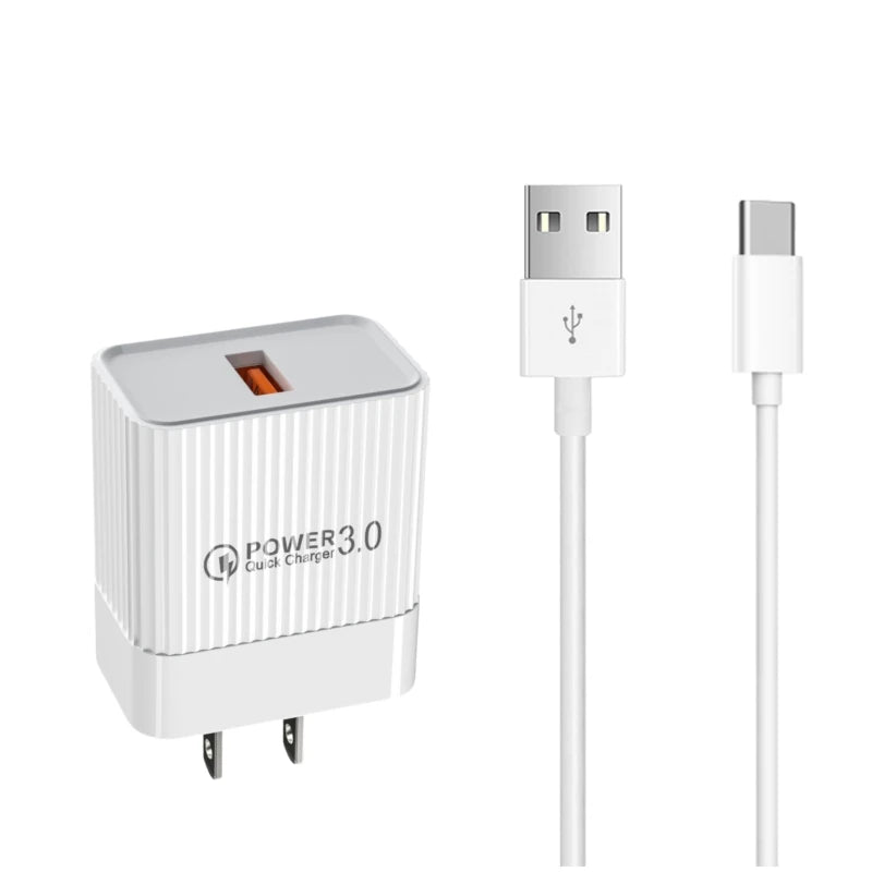 20W QC 3.0 Fast USB Wall Charger – EU/US Plug | All Phones