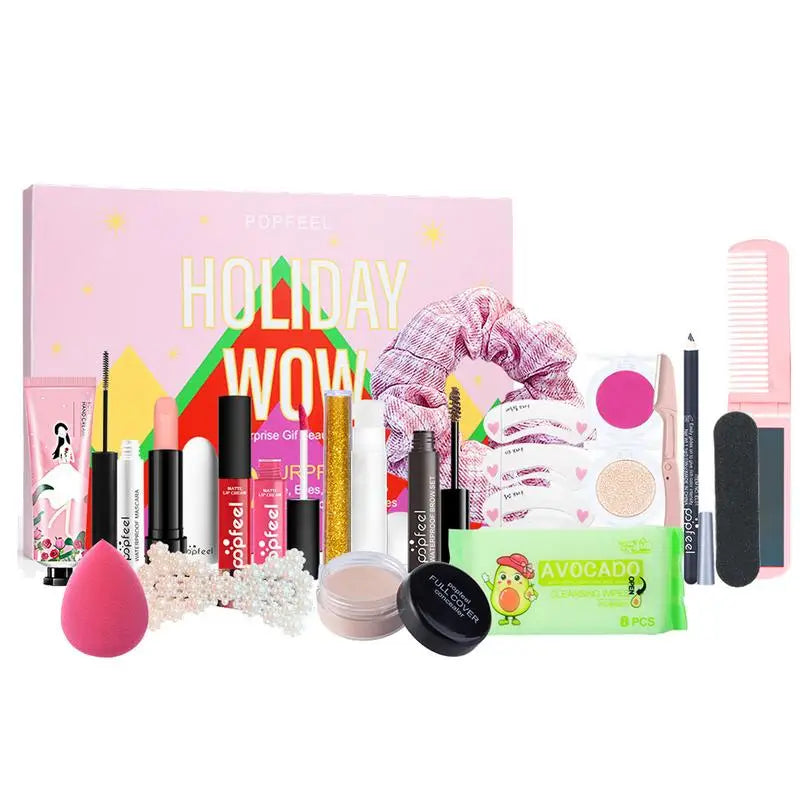 Christmas Advent Calendar Makeup Gift Box Set for Women