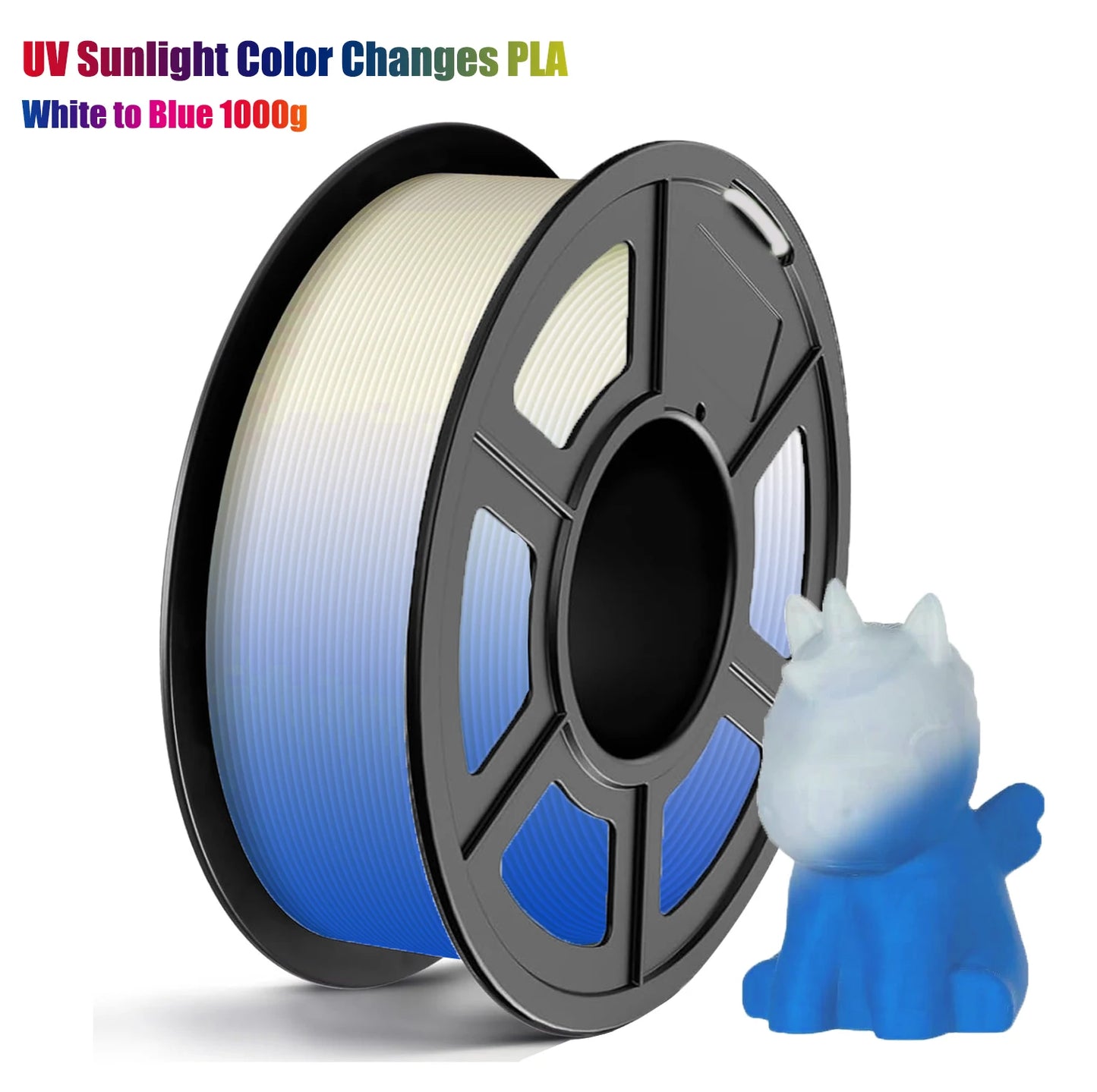 UV Color Changing PLA+ Filament 1.75mm 250g – DINGSUN 3D