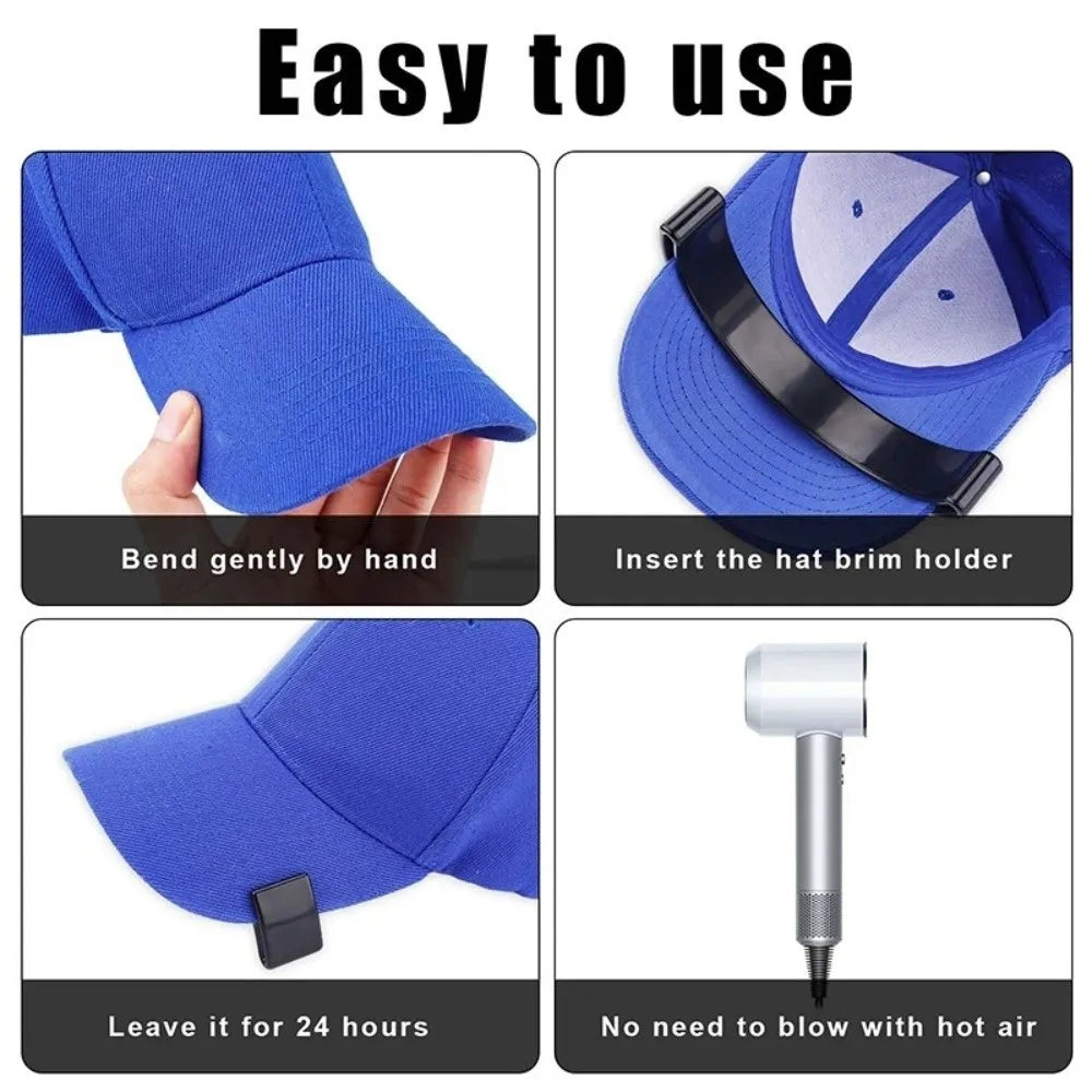 Durable Plastic Hat Brim Bender Curving Band Adjustable Hat Brim Shaper Cap Shaper Tool Baseball Caps Shaper Visor Shaping Peaceful Pleasures Health and Wellness