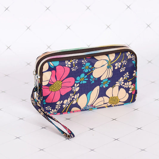 Clutch Purses for Women Large Capacity Purse with Portable Wristlet for Traveling Shopping Business Peaceful Pleasures Health and Wellness