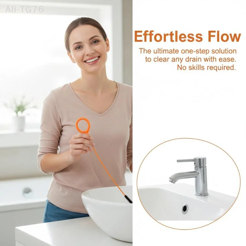 Flexible Drain Cleaning Brush – Hair & Debris Remover Tool