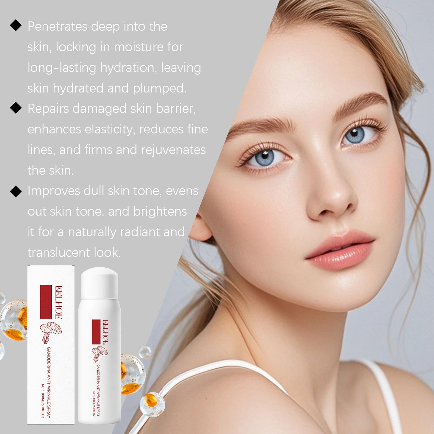 Ganoderma Face Mist Toner – Anti-Wrinkle & Hydrating Spray