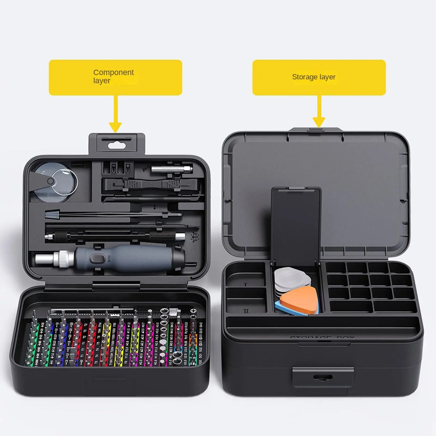 108-Bit Precision Screwdriver Set | Electronics Repair Kit Precision Screwdriver Set Peaceful Pleasures Health and Wellness