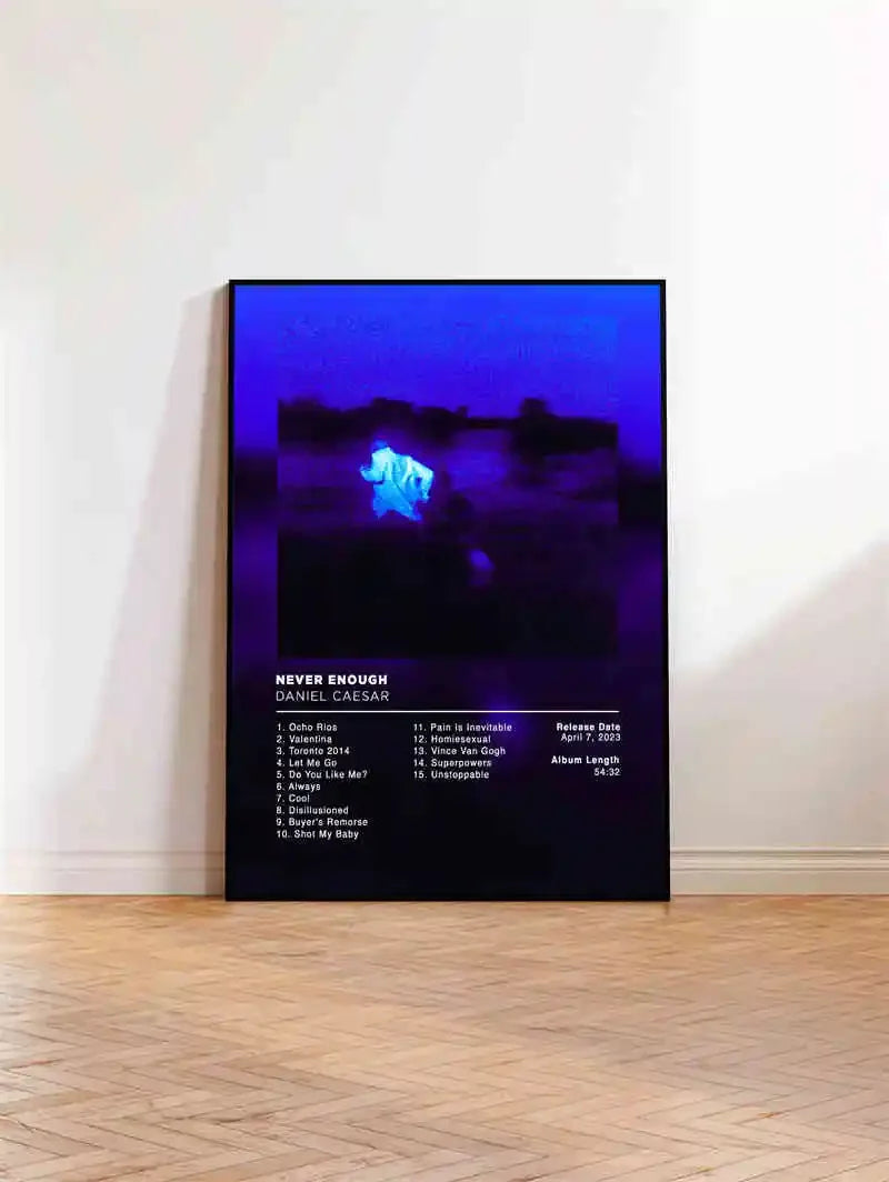 Daniel Caesar Music Album Canvas Poster | Hip Hop Wall Art