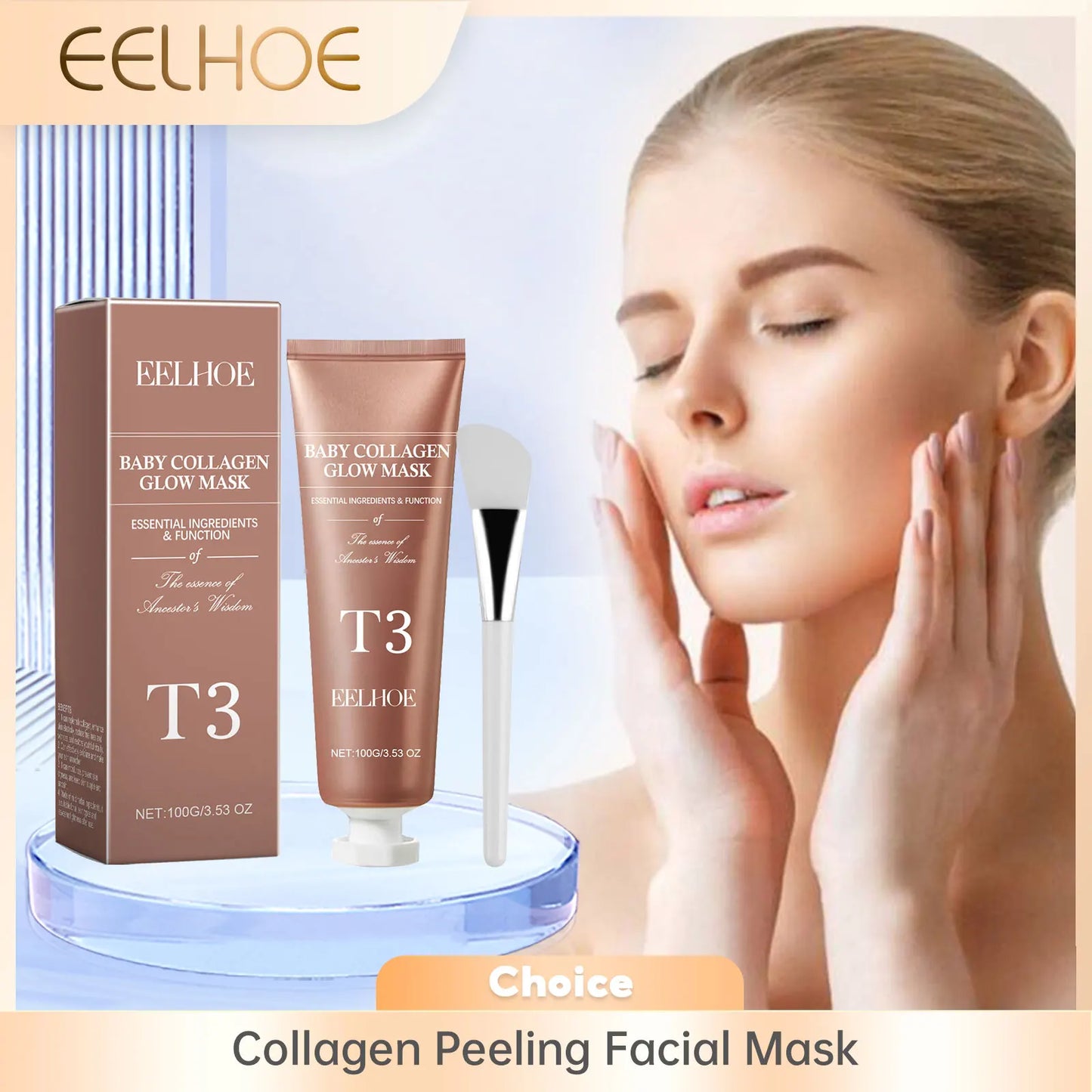 EELHOE Collagen Peel-Off Mask – Blackhead & Deep Pore Cleanser