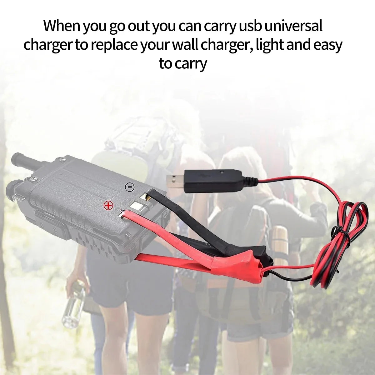 Universal USB Charger Cable for BaoFeng UV-5R UV-82 BF-888S Radio