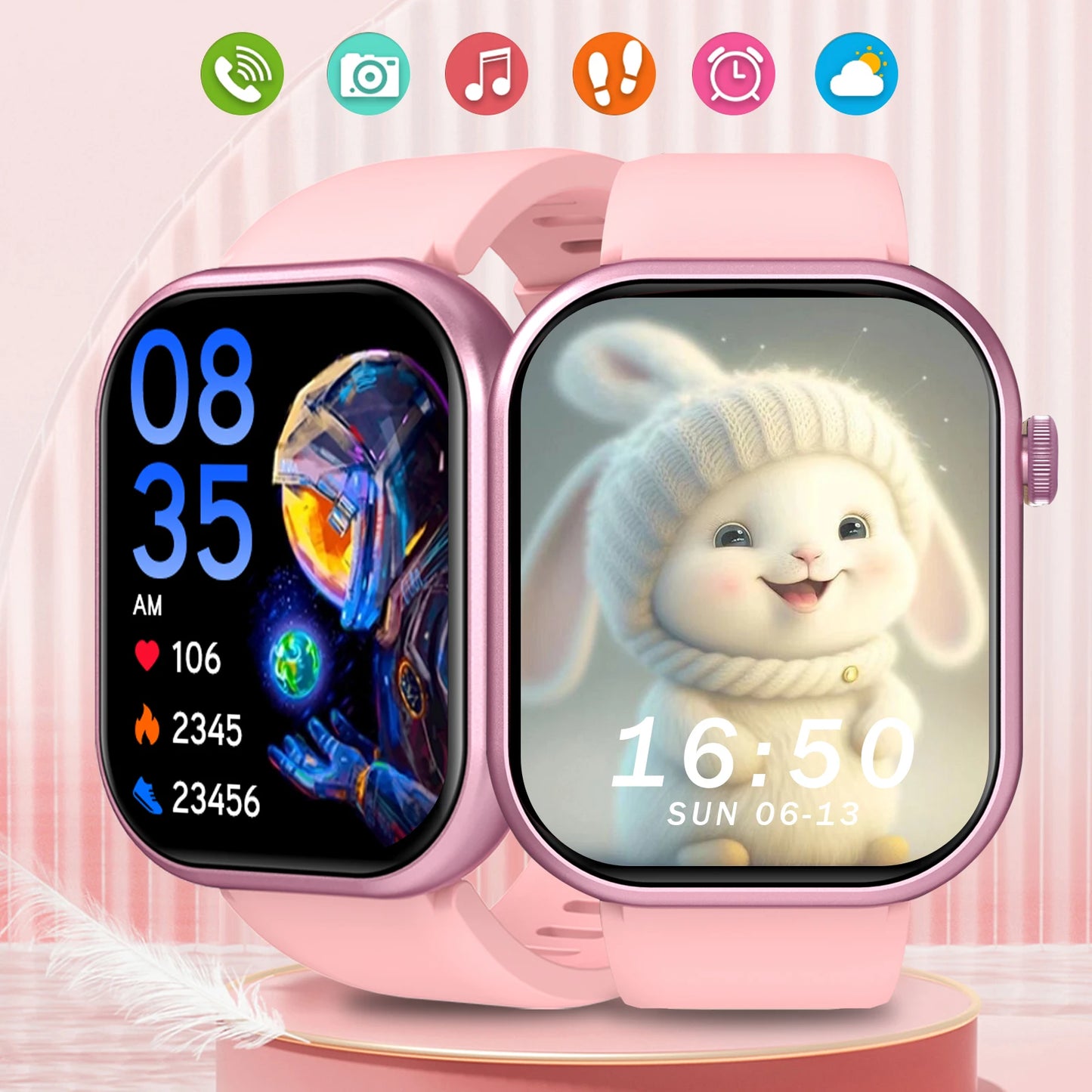 LOMAXFR Smartwatch – Wireless Calling, Multi-Sport, iOS & Android