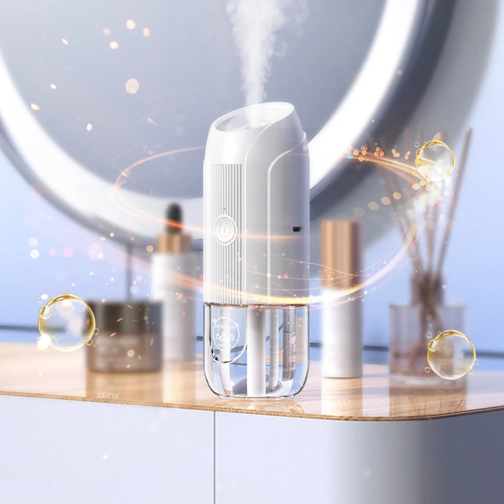 Mini Aromas Diffuser Portable Quiet Large Fog Volume Fragrance Sprayers 3 Modes Automatic Aromatherapys Diffuser For Home Peaceful Pleasures Health and Wellness