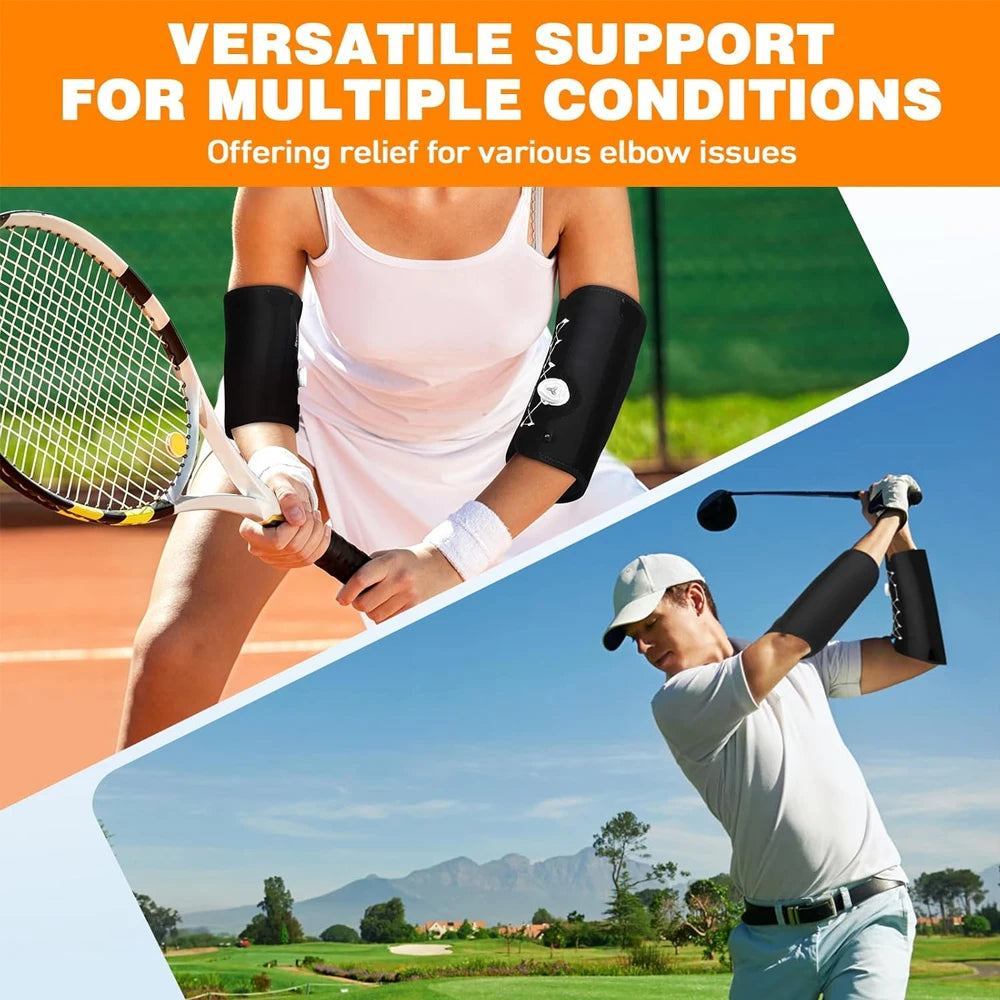 1PCS Adjustable Knob Elbow Night Splint Brace for Cubital Tunnel & Ulnar Nerve Pain, Prevent Bending, Left/Right Arm Support Peaceful Pleasures Health and Wellness