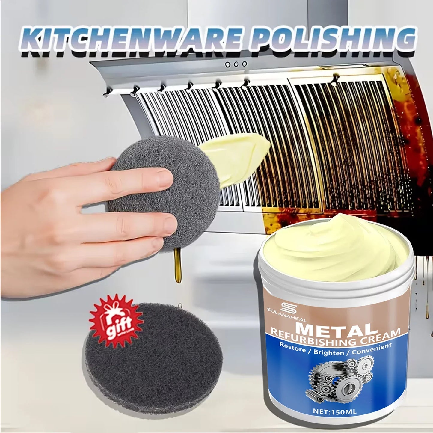 Professional Metal Polishing Paste – Chrome & Auto Care