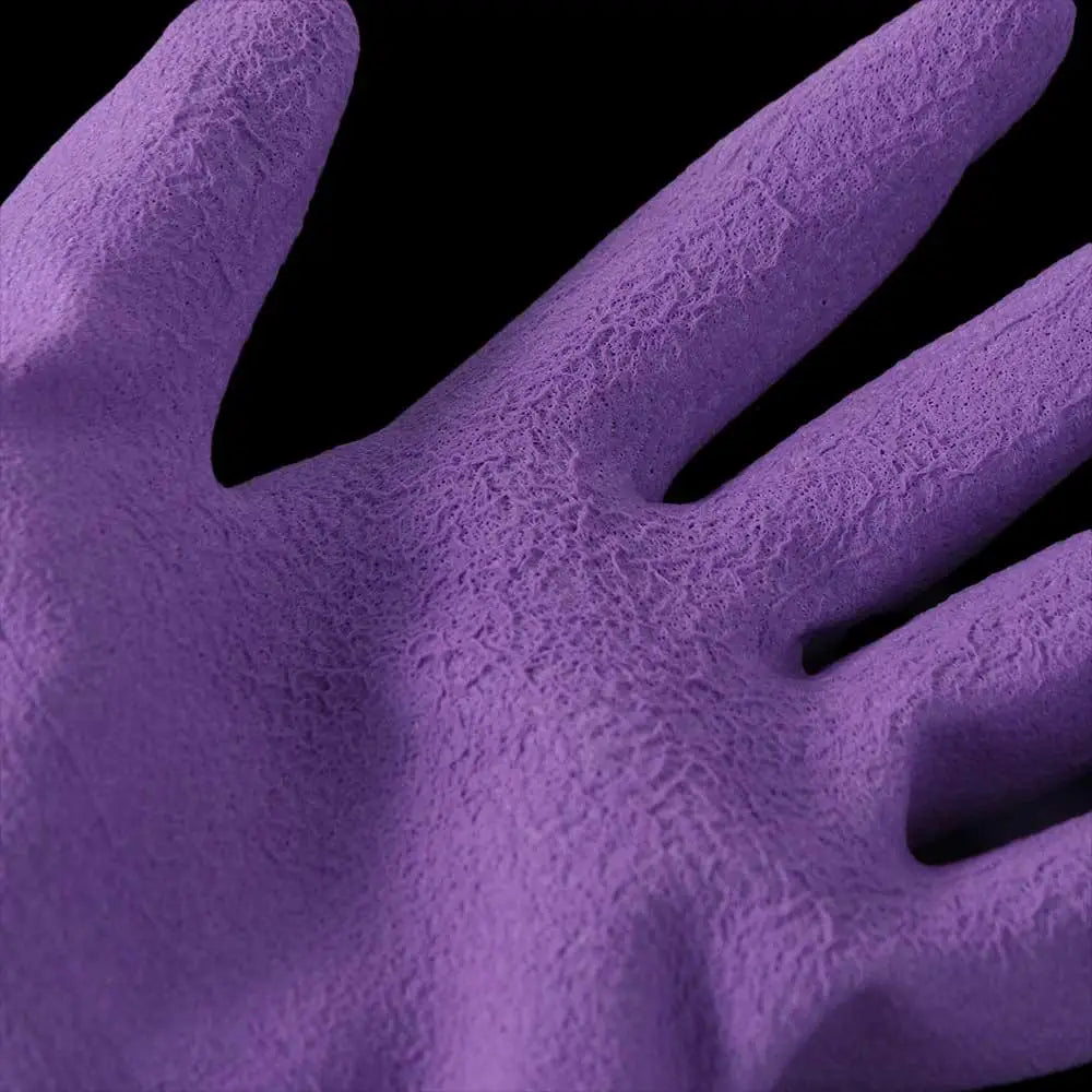 3Pairs Durable Breathable Gardening Gloves Comfortable Printed Latex Foam Gloves Lightweight Flexible Working Glove Farm Peaceful Pleasures Health and Wellness
