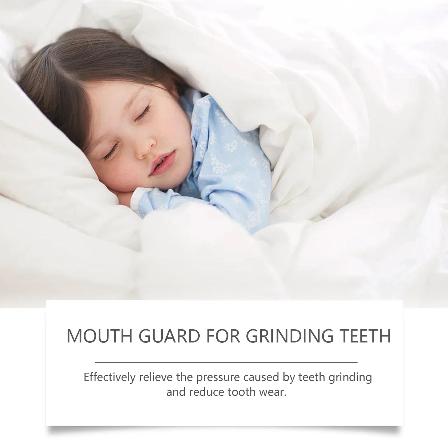 Kids' Silicone Night Guard – Dental Teeth & Jaw Protector