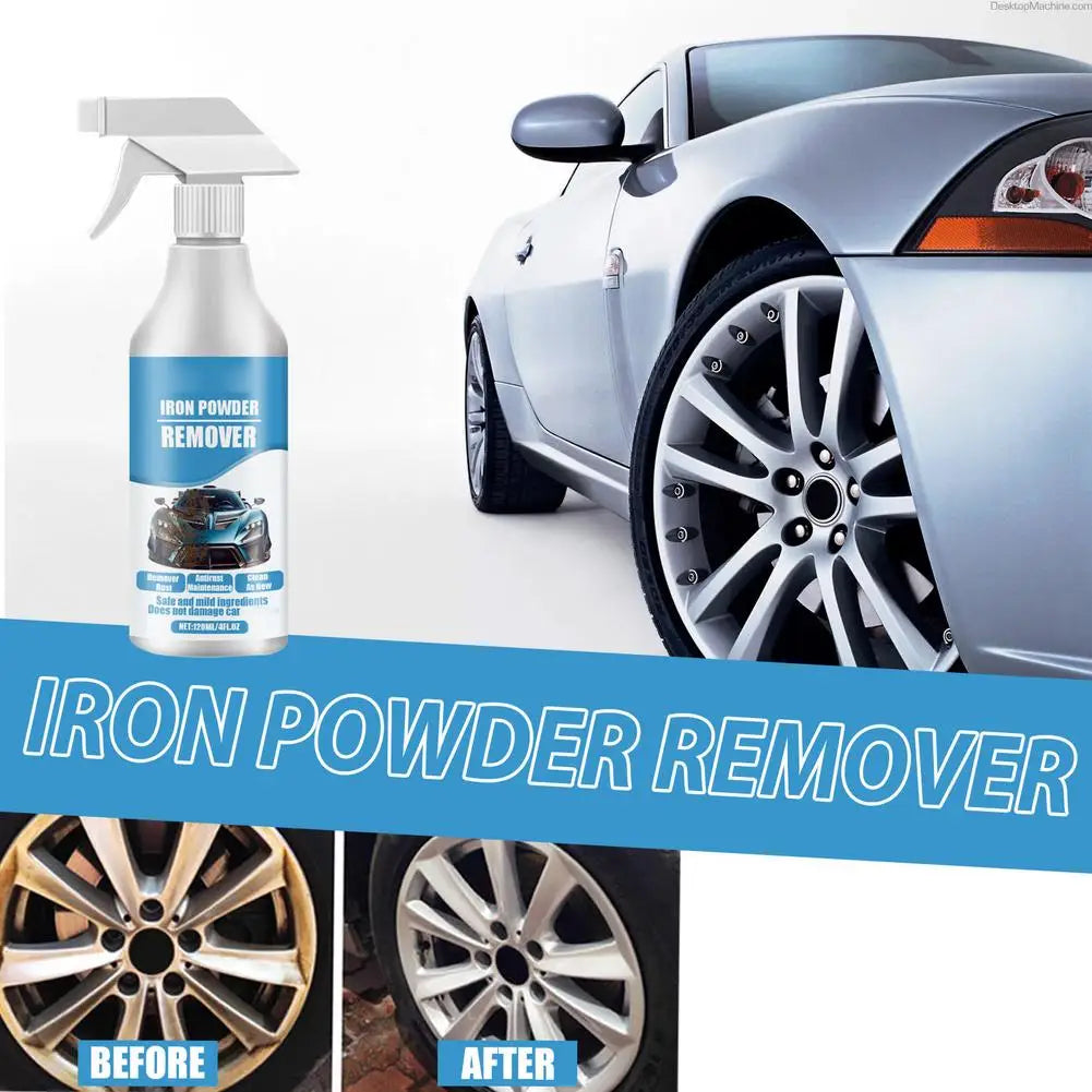 Car Wheel Rust Remover Spray – Iron & Brake Dust Cleaner